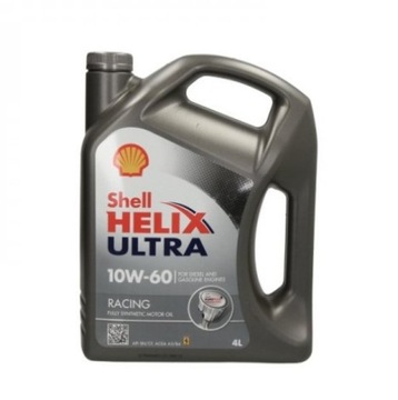 SHELL HELIX ULTRA RACING 10W60 4L + ZAWIESZKA