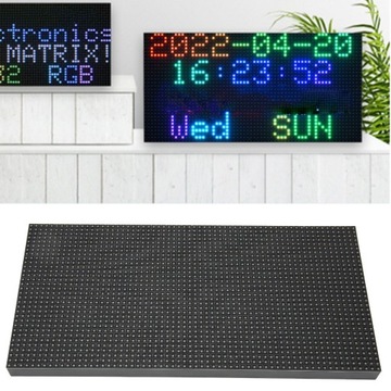 СВЕТОДИОДНАЯ RGB-МАТРИЧНАЯ ПАНЕЛЬ 64X32, РЕГУЛИРОВКА 4 ММ