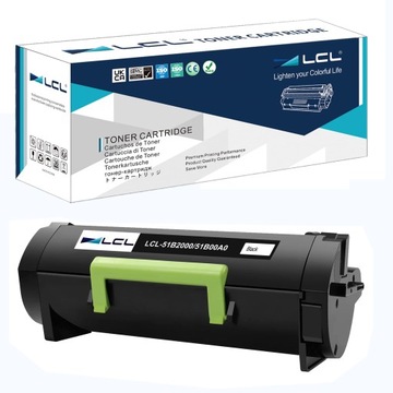 LCL 51B2000 51B00A0 Toner do Lexmark czarny OPIS !!!!