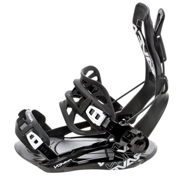 Wiązania snowboardowe Raven Fastec FT360 Black M