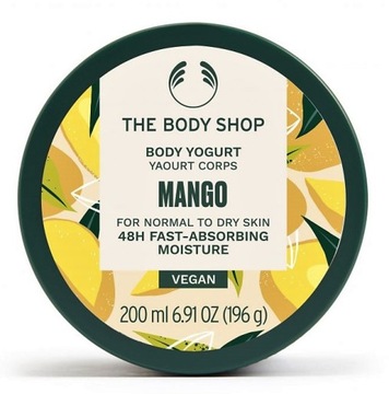 THE BODY SHOP Balsam do Ciała Jogurt Krem Mango Wegański 200 ml