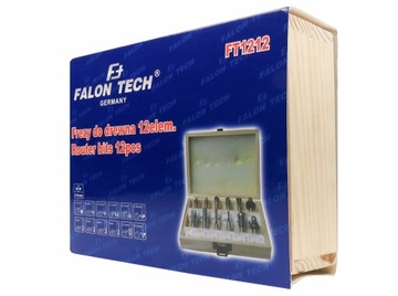 НАБОР ФРЕЗ ДЛЯ ДЕРЕВА НА ПОДШИПНИКЕ, 12 ШТ.