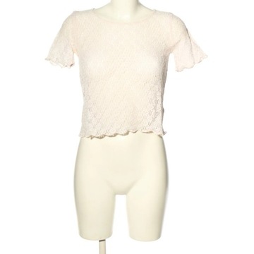 H&M Koronkowy top Rozm. EU 34 kremowy Lace Top