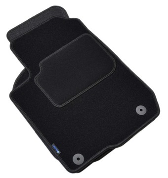 Ауди А3 8л 1996-2003 гг. Черные велюровые ковры - Aldos. Серебряный ПК