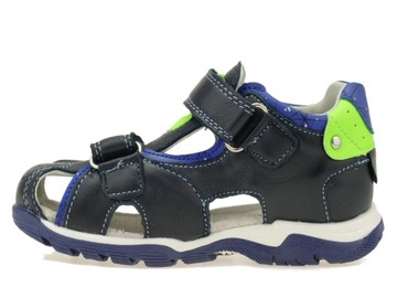 КОЖАНЫЕ САНДАЛИИ ДЛЯ МАЛЬЧИКОВ ДЕТСКАЯ ОБУВЬ САНДАЛИИ НА ПОКРЫТИИ НА липучках, размер 29