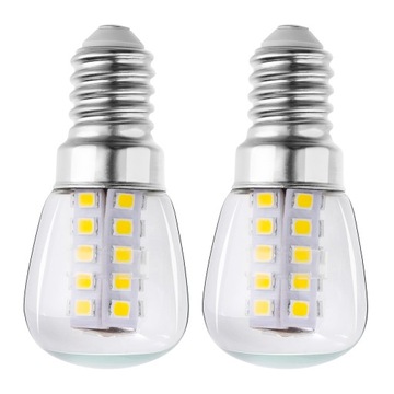 2 SZTUK Trwała żarówka LED E14 Żarówka do lodówki