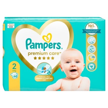 Подгузники Pampers Premium Care 2 68 шт., 4-8 кг