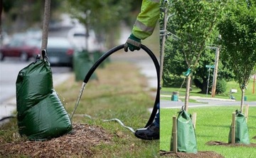 Torba kroplująca na wodę do nawadniania podlewanie drzewa worek 75L DUŻA