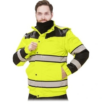 KURTKA ROBOCZA ZIMOWA Ocieplana Odblaskowa XL
