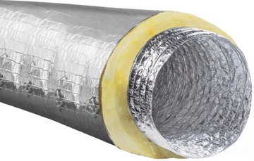 RURA IZOLOWANA PRZEWÓD TERMOFLEX fi100mm 10m 140°C SPIRO FLEX IZOLOWANY