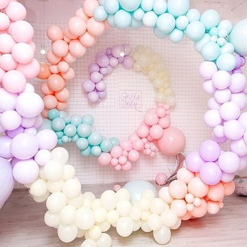 Пастельные воздушные шары 100 штук 5 дюймов красочная гирлянда для причастия на день рождения
