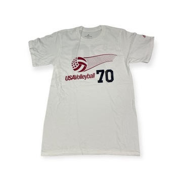 Koszulka męska biała ADIDAS VOLLEYBALL S 70