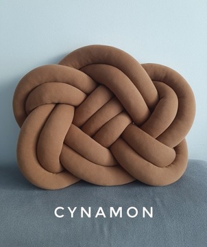 Тканая подушка KNOT PILLOW узел цвета