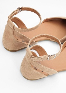 BONPRIX БАЛЕТКИ С ПОЯСОМ __39