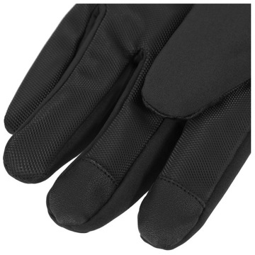RĘKAWICZKI ZIMOWE SOFTSHELL 3M THINSULATE RĘKAWICE DOTYKOWE CZARNE L