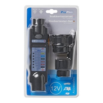 ТЕСТЕР РАЗЪЕМОВ КРЮКА ПРИЦЕПА + 2 ПЕРЕХОДНИКА 7 и 13 PIN 2в1