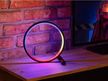 Lampa Dekoracyjna Tracer Ambience - Smart Circle Czarna Gaming
