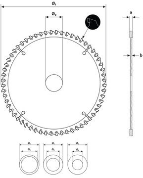 ЦИРКУЛЯРНАЯ ПИЛА ДЛЯ ДЕРЕВА 250Х30 ММ 120 ЗУБЦИЙ HM