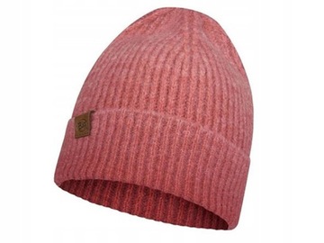Buff czapka zimowa wełna ciepła knitted marin pink