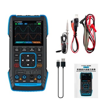 Fnirsi 2C23T oscyloskop cyfrowy generator sygnałów multimetr 3w1 10MHz