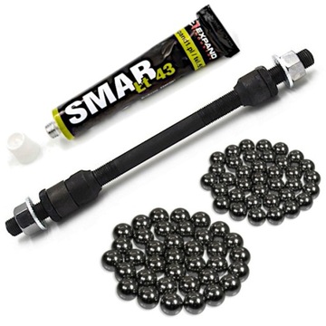 Oś piasty Shimano 185 x 10 mm, 7-9/32