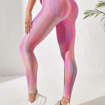 Skinny Stretch Sports Tights Woman Beautiful Runni