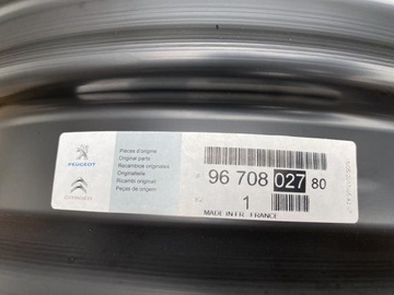 DISK OCELOVÝ 15" PEUGEOT 308 EXPERT PARTNER