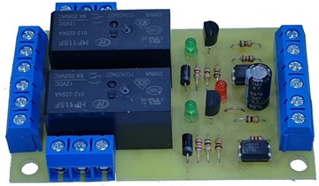 Moduł 2x przekaźnik 12V 2x NO NC, 5A 6x PIN OPTYKA