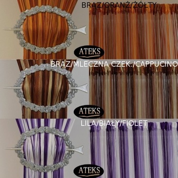 FIRANKI MAKARON FIRANY MAKARONY 200x250 35-kolorów