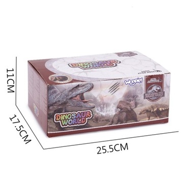 БОЛЬШОЙ НАБОР ФИГУРОК «ДИНОЗАВРЫ» В КОРОБКЕ T-REX DINO JURASSIC MAT XL WOOPIE