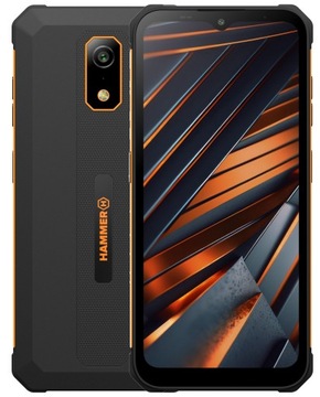Smartfon Hammer Iron Va 4/64GB Czarno-pomarańczowy NFC 6500 mAh