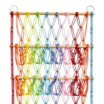 Мягкая игрушка Сетка для хранения игрушек в углу, тканая вручную, 3 дюйма