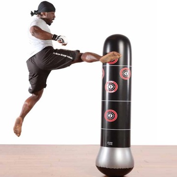 DMUCHANY WOREK TRENINGOWY BOKSERSKI PIONOWY STOJĄCY DO ĆWICZEŃ BOKSU 1.4 M