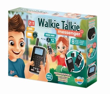 WALKIE TALKIE Messenger - Zasięg 1 km/3 km - BUKI