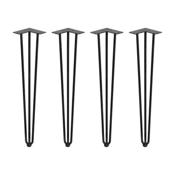 NOGI MEBLOWE HAIRPIN 3 PRĘTY 710 MM KOMPLET (4SZT)