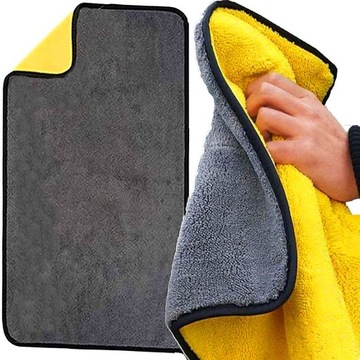ПУШИСТОЕ ПОЛОТЕНЦЕ ИЗ МИКРОФИБРЫ ДЛЯ СУШКИ И ЧИСТКИ АВТОМОБИЛЯ 60х30
