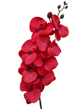 ИСКУССТВЕННАЯ ОРХИДЕЯ Ветка ИСКУССТВЕННЫЕ ЦВЕТЫ СО СТЕЙКОМ ДЕКОРАТИВНЫЙ ОРНАМЕНТ 95СМ