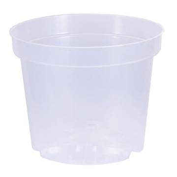 DONICZKA PRZEZROCZYSTA Transparentna ⌀ 15 cm WKŁAD do storczyka monstery
