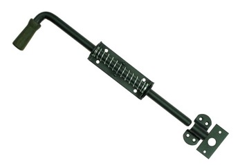 ZASUWA RYGLOWA SPRĘŻYNOWA BRAMOWA WĄSKA 420 CZARNA