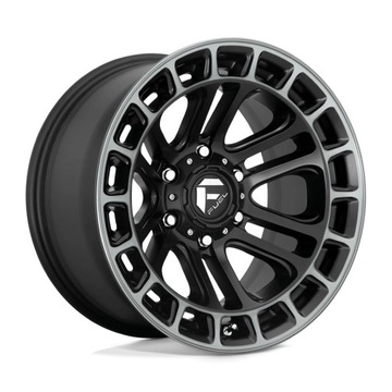 Felga aluminiowa D720 Heater Matte Black Double Dark Tint Machined Fuel