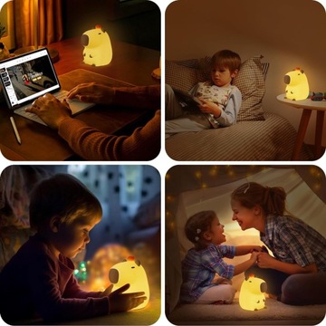 Lampki stołowe z lampką nocną Kapibara,lampka na biurko