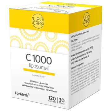 Witamina C Liposomalna ForMeds C 1000 Liposomal Witamina C Na Odporność