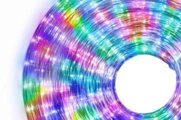 Przewód świetlny shumee LED - 480 diod, 20 m, wiełokolorowy
