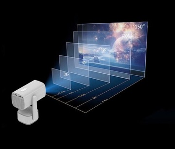 ПРОЕКТОР ПРОЕКТОР 2024 ВРАЩАЮЩИЙСЯ СВЕТОДИОД 2024 ПОРТАТИВНАЯ АККУМУЛЯТОРНАЯ БАТАРЕЯ ANDROID WIFI