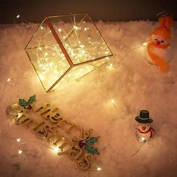 СВЕТОДИОДНЫЕ РОЖДЕСТВЕНСКИЕ гирлянды-ЦЕПОЧКА РОЖДЕСТВЕНСКАЯ ЕЛКА USB 100LED 10м 6500К