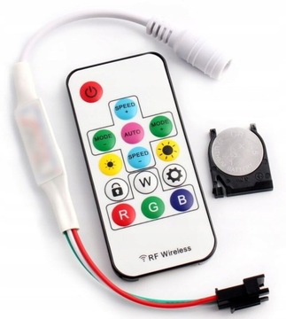 Kontroler Cyfrowy Taśma LED WS2811 2812 SP103E RF