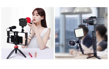 PULUZ СВЕТОДИОДНАЯ ЛАМПА ДЛЯ КАМЕРЫ PU529B ПЛАСТИКОВАЯ 3ВТ ФОТОЛАМПА