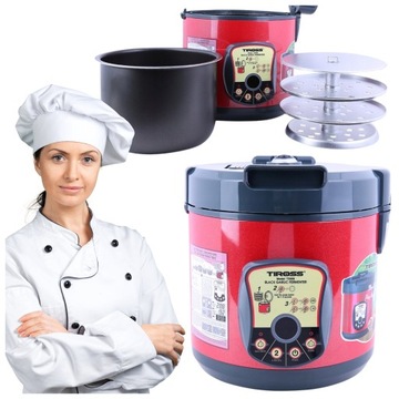 Garnek do fermentacji czarnego czosnku TIROSS 2 tryby 6L TS908