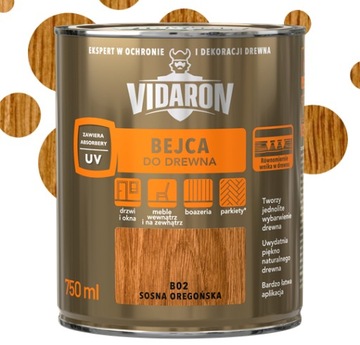Vidaron bejca do drewna Sosna oregońska B02 0,75L