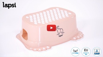 LAPSI ELEPHANT розовая нескользящая подставка для ног на платформе